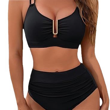 Women's Versatile Tight-Fitting Backless Bandage Swimsuit Set