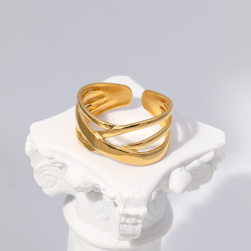 Adjustable Fashion Titanium Steel Ring