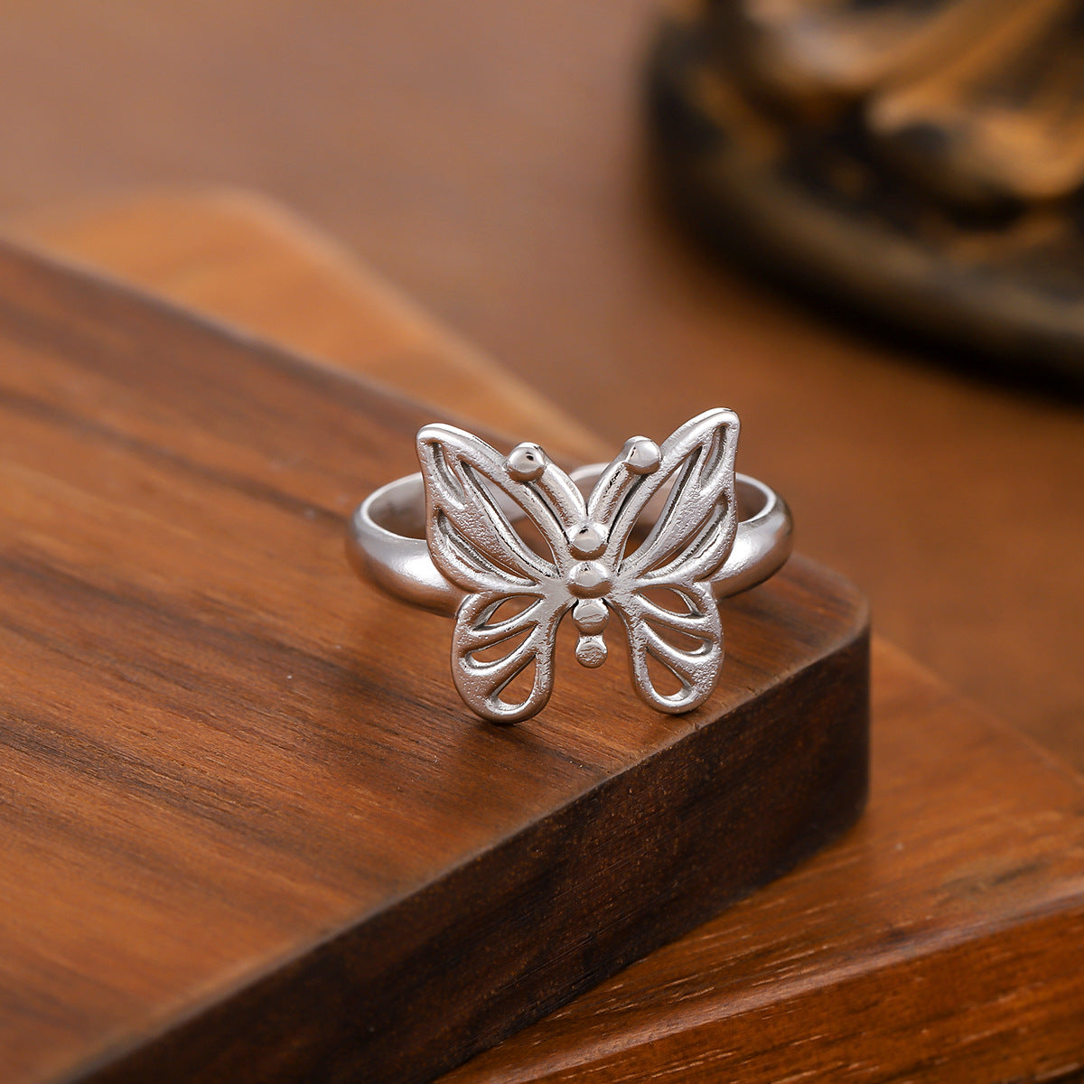 Elegant Butterfly All-Match Niche Open Ring For Women