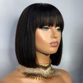 Beauty Short Straight Hair Boobs Face Shaping Headgear
