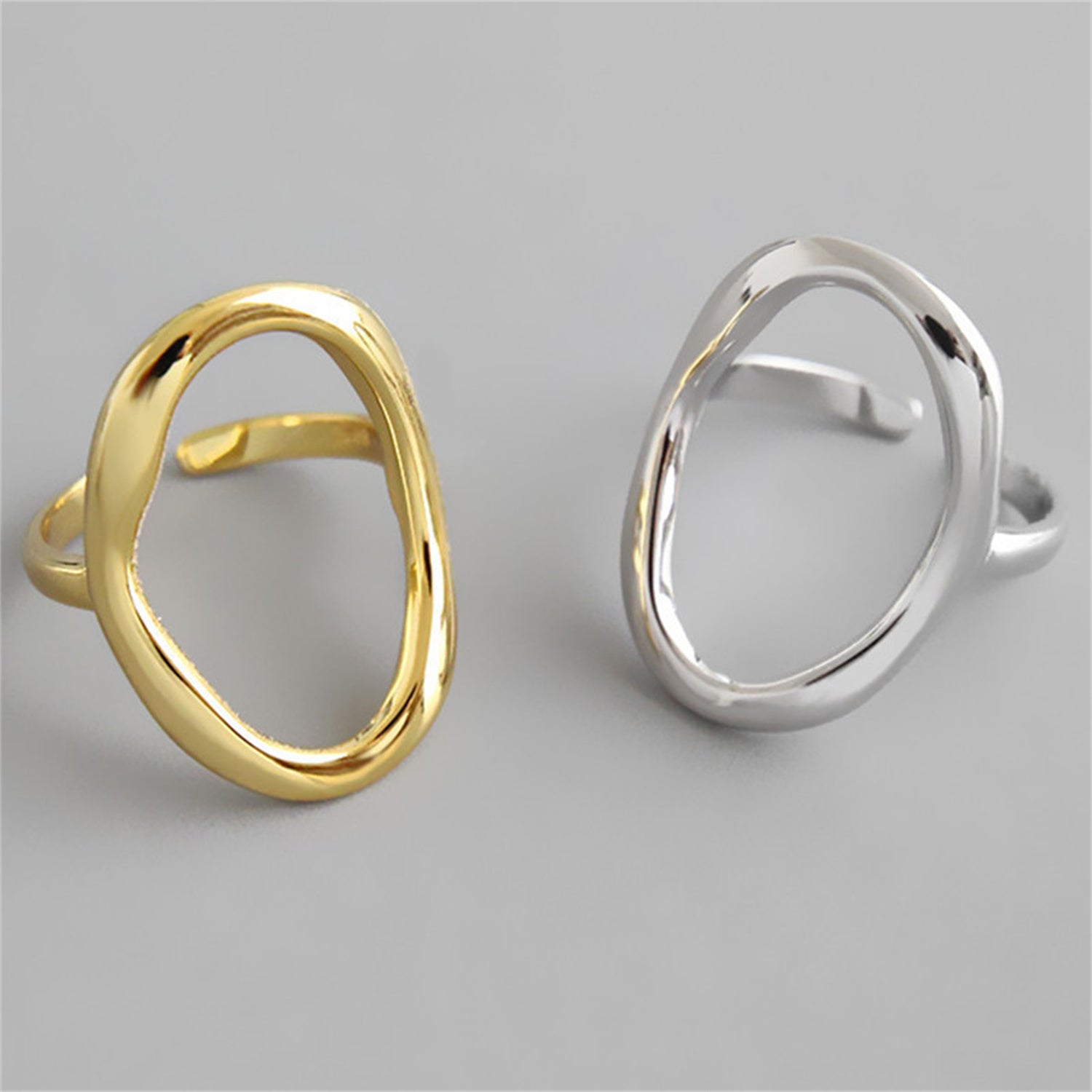 Irregular Hollow Ring Female Simple Creativity