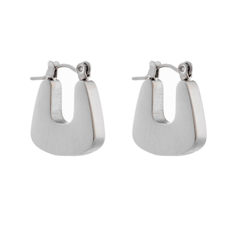 Colorfast Gold Chunky Cabled Earrings