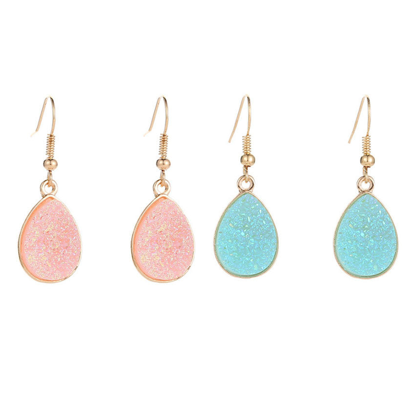 Creative Stud Earrings WISH Fashionable Minimalist Crystal Cluster Earrings