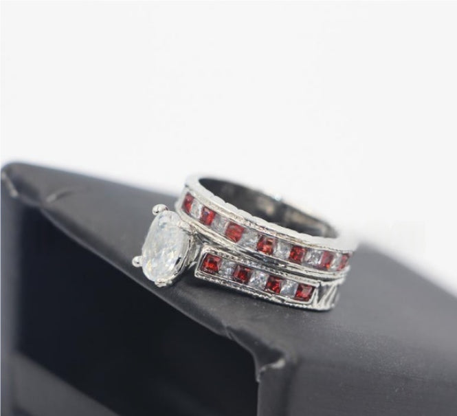 Ruby Women's Diamond Ring