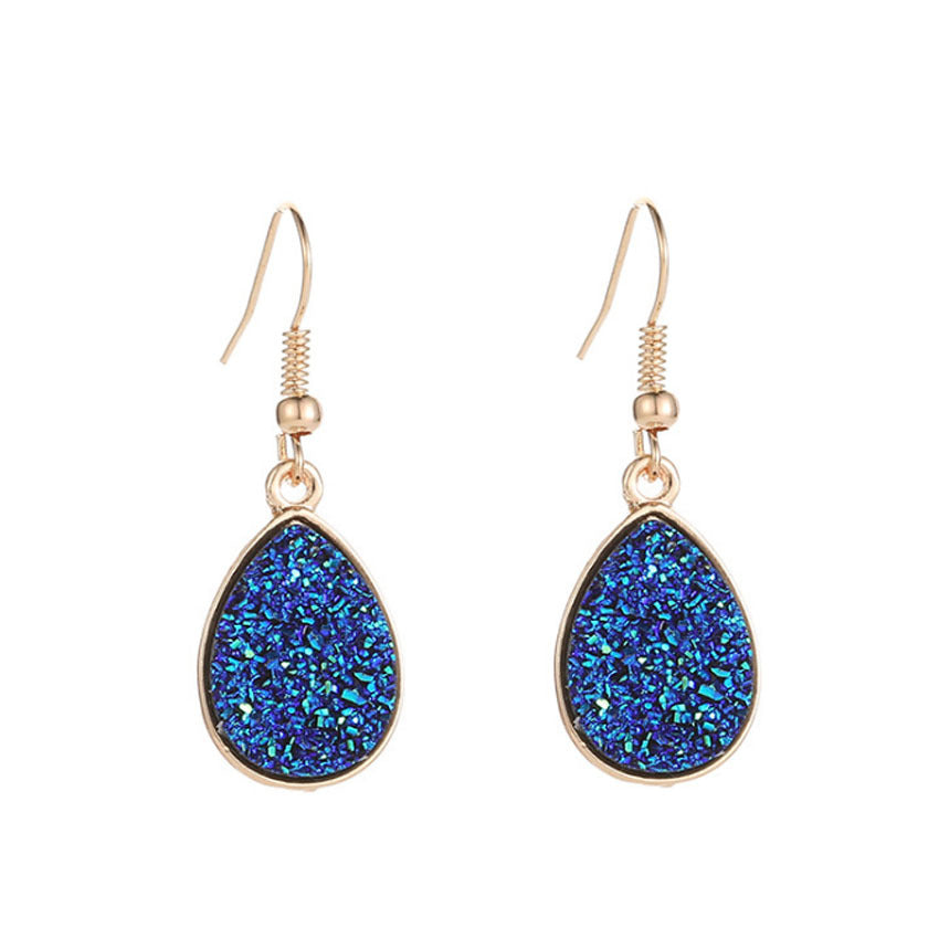 Creative Stud Earrings WISH Fashionable Minimalist Crystal Cluster Earrings