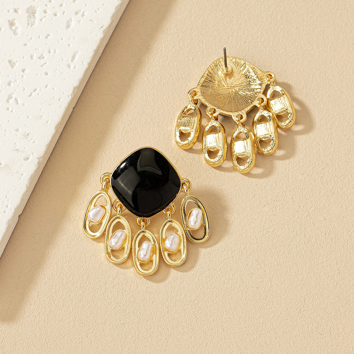 Women's Geometric Enamel Casual Earrings