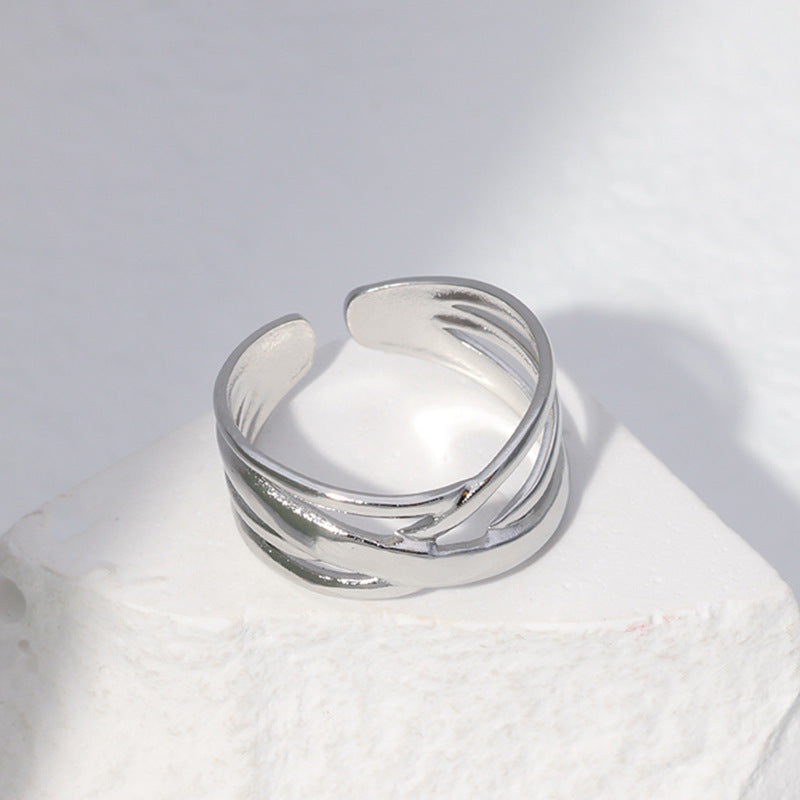 Adjustable Fashion Titanium Steel Ring