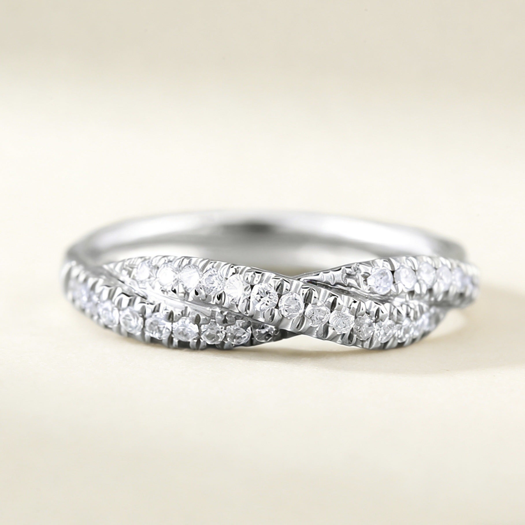 Fashionable New Twist Rope Cable Ring
