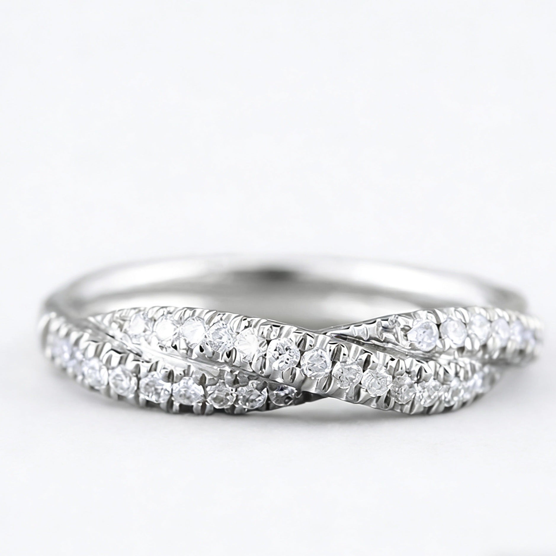 Fashionable New Twist Rope Cable Ring