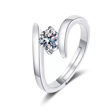 Mozanite Wheel Of Fortune Ring For Women