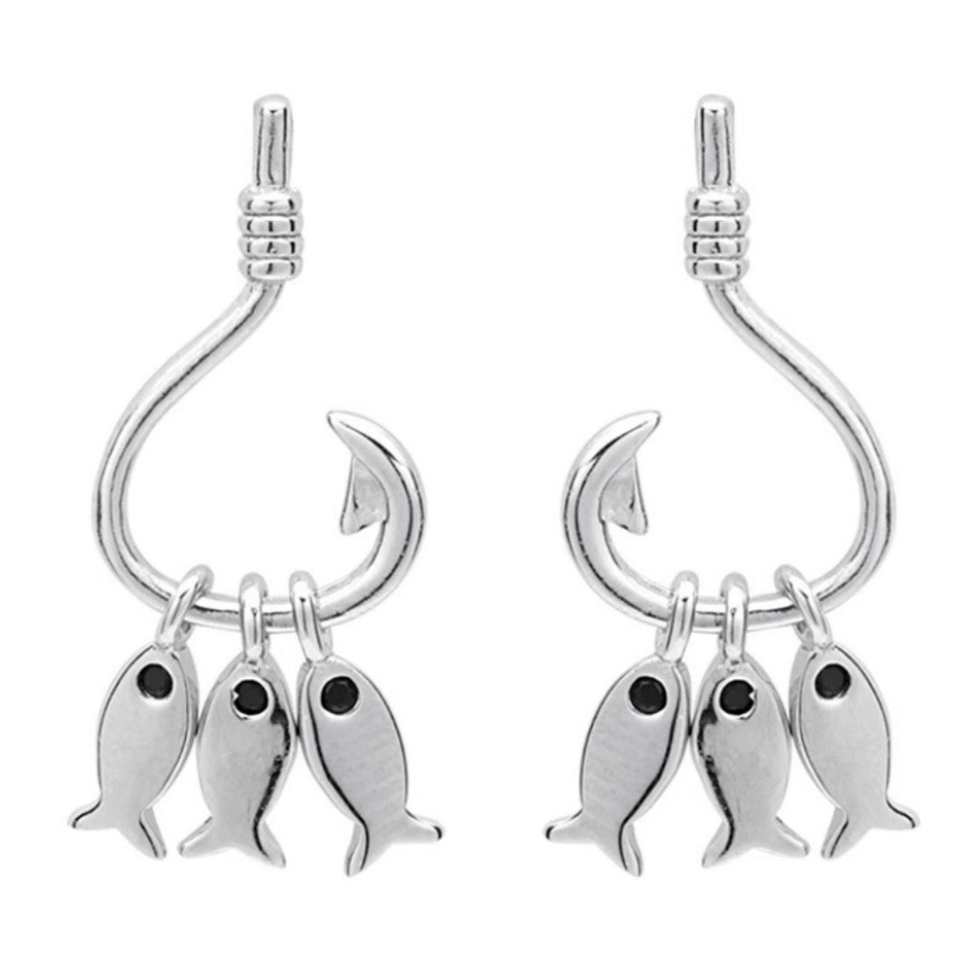 Minimalist Fish Earring For Women High-end Versatile And Willing To Take The Bait