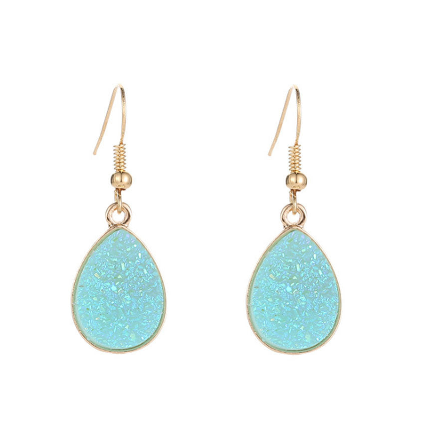 Creative Stud Earrings WISH Fashionable Minimalist Crystal Cluster Earrings