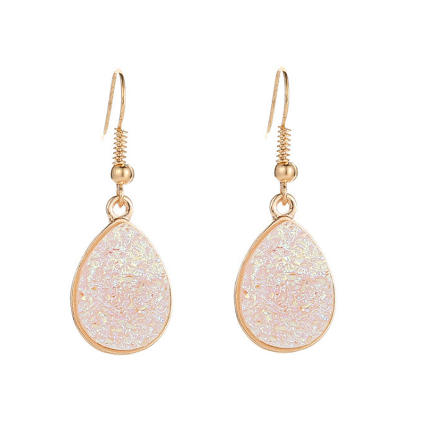 Creative Stud Earrings WISH Fashionable Minimalist Crystal Cluster Earrings