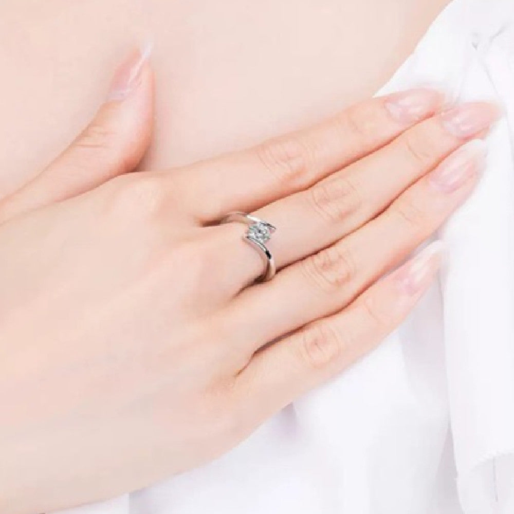 Mozanite Wheel Of Fortune Ring For Women