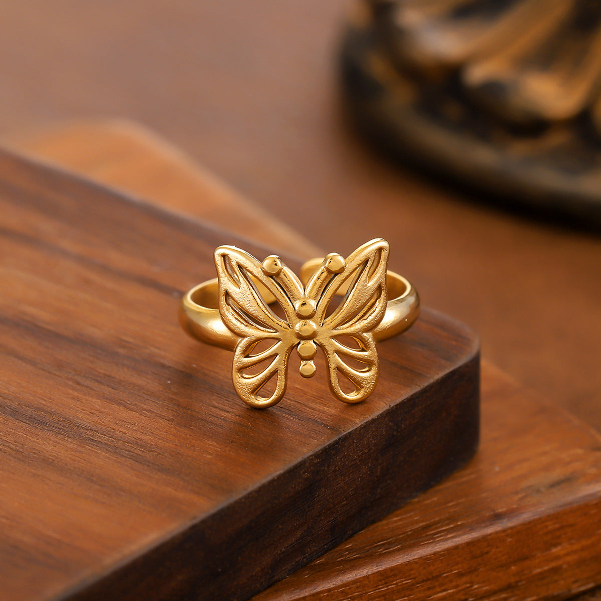 Elegant Butterfly All-Match Niche Open Ring For Women