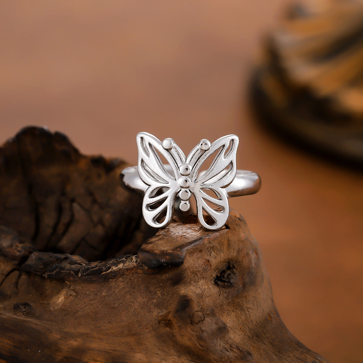 Elegant Butterfly All-Match Niche Open Ring For Women